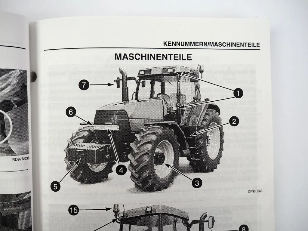 Case MX150 MX170 Maxxum Schlepper Betriebsanleitung Betriebsanweisung 1998