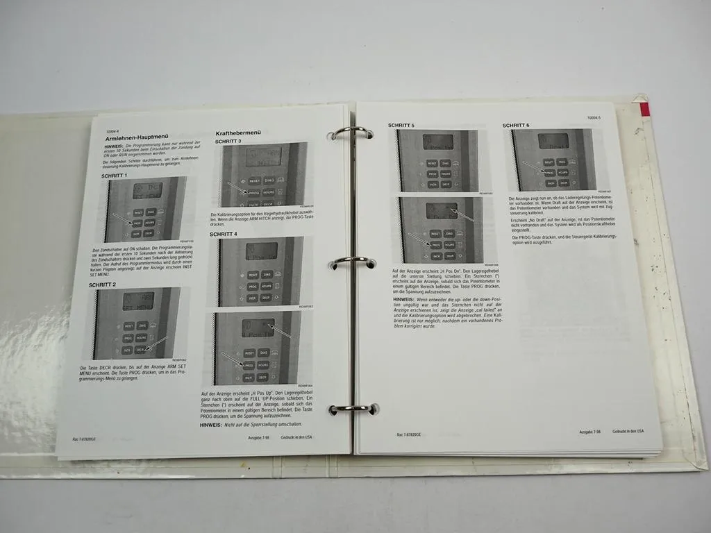 Case MX240 MX270 Werkstatthandbuch Getriebesteuerung 1998
