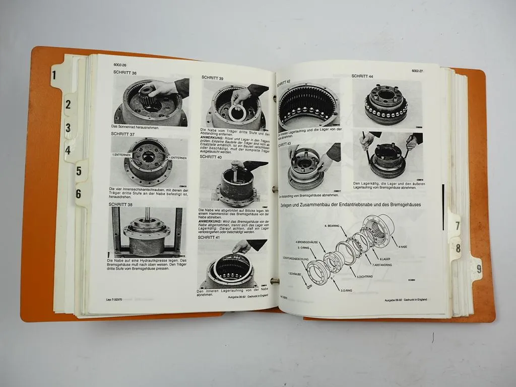 Case Poclain 1088C Bagger Werkstatthandbuch Elektrik Schaltplan Hydraulik 1992