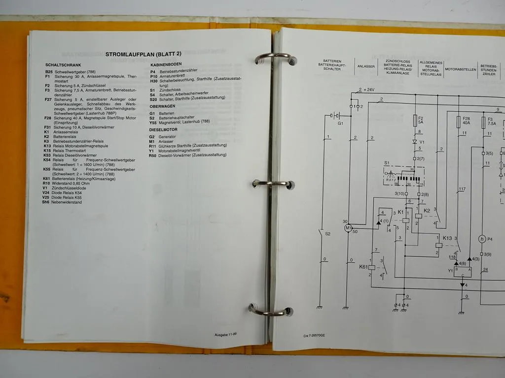 Case Poclain 1188 Radbagger Raupenbagger Schematic Set Elektrik Hydraulik 2000