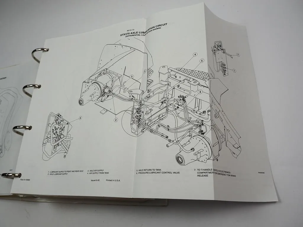 Case STX 375 440 Quadrac Tractor Service Workshop Manual Werkstatthandbuch 2000