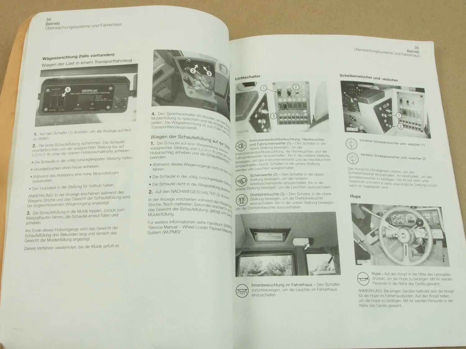 CAT Caterpillar 950F Radlader Serie 2 Betriebsanleitung Ersatzteilliste in engl