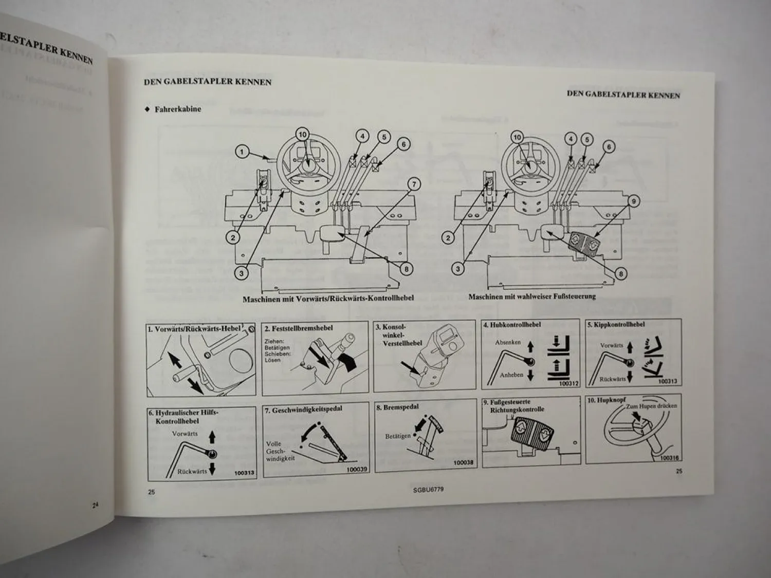 Caterpillar 2EC EP 15 18 20 25 25E 30 Gabelstapler Betriebsanleitung 1996