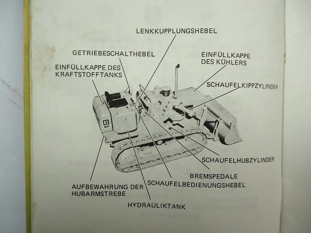 Caterpillar 941 Kettenlader Betriebsanleitung Wartung 1979