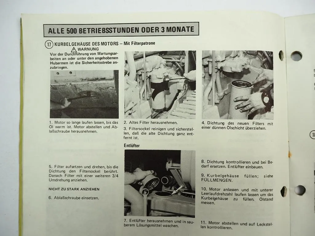 Caterpillar 941 Kettenlader Betriebsanleitung Wartung 1979