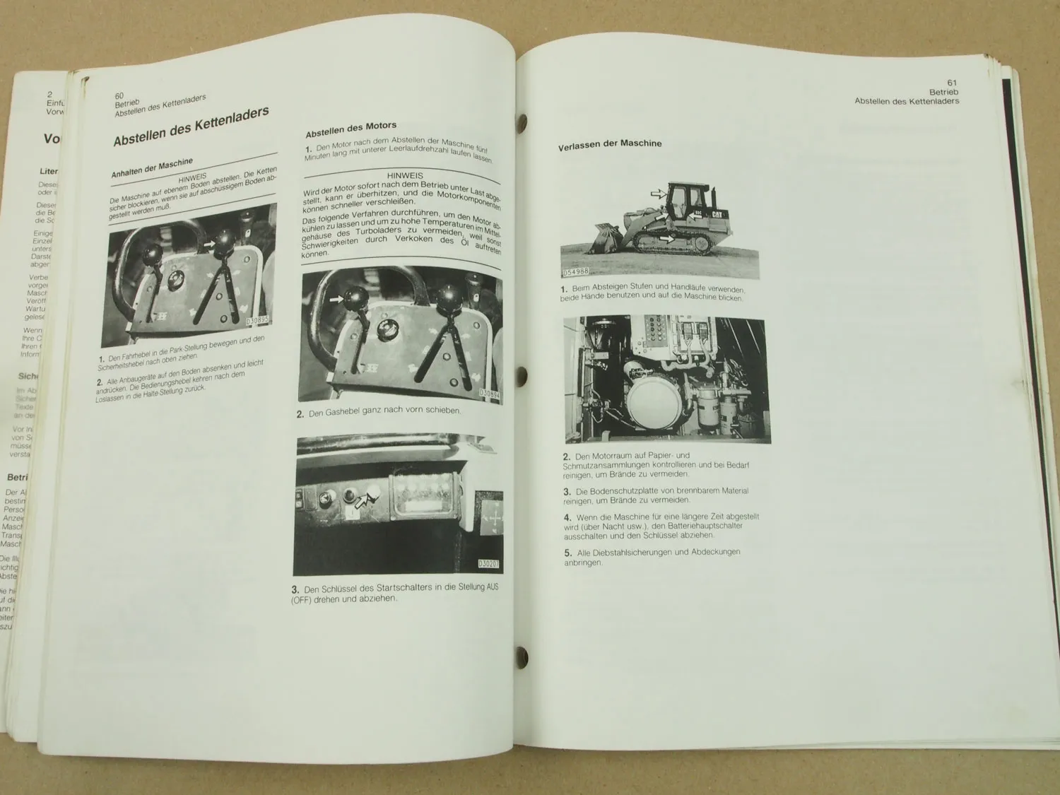 Caterpillar 953C Kettenlader Bedienungsanleitung 1996 Betrieb und Wartung