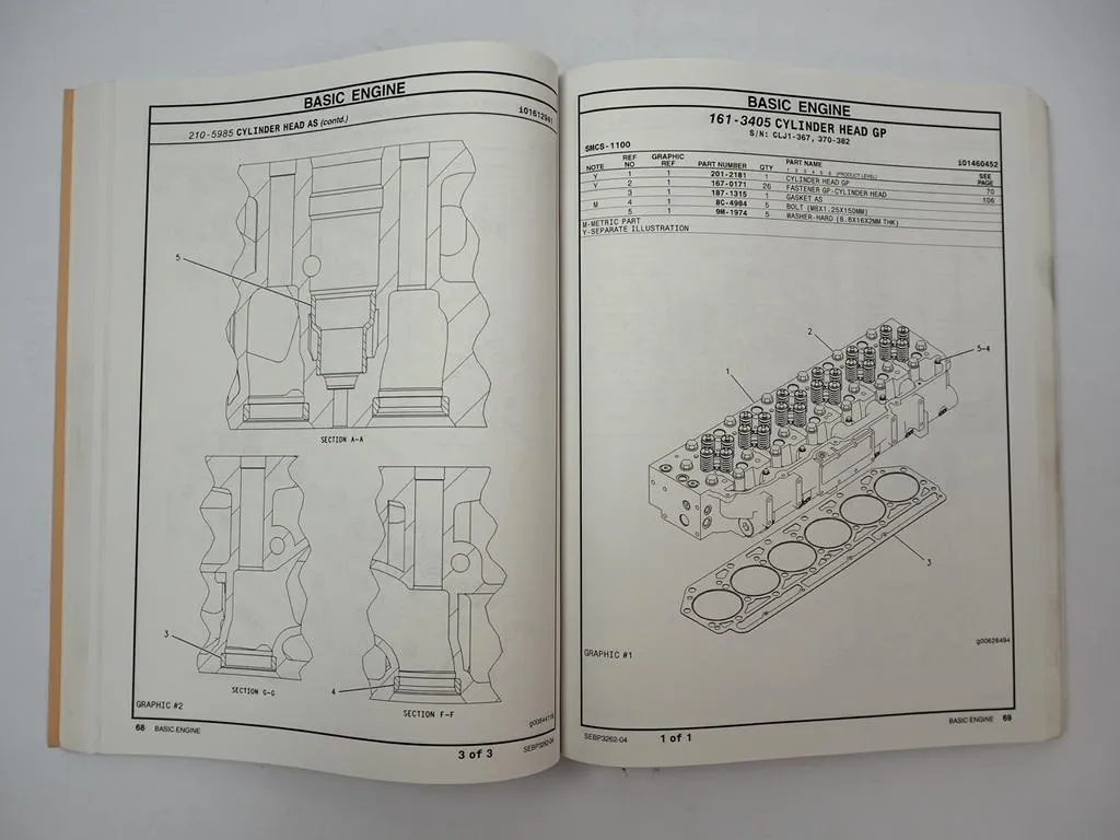 Caterpillar C-9 Industrial Engine Parts Manual 2002