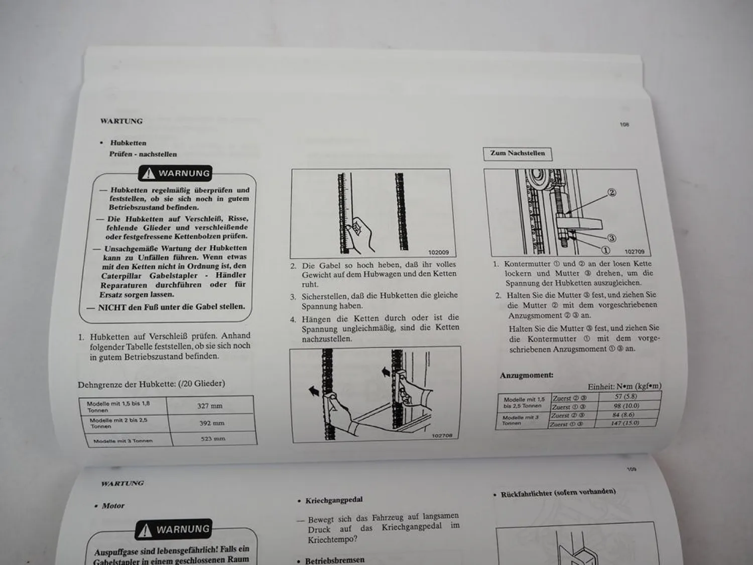 Caterpillar GP DP 15 18 20 25 30 35 K Gabelstapler Betriebsanleitung 1999