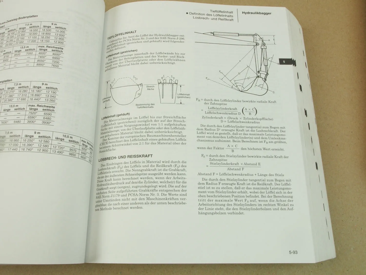 Caterpillar Performance Handbook Leistungshandbuch Serial Number Guide 2000/2001