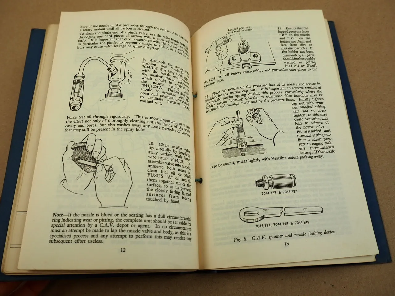 CAV Fuel Injection Equipment Instruction Books Types N AA BPE BPF DPA