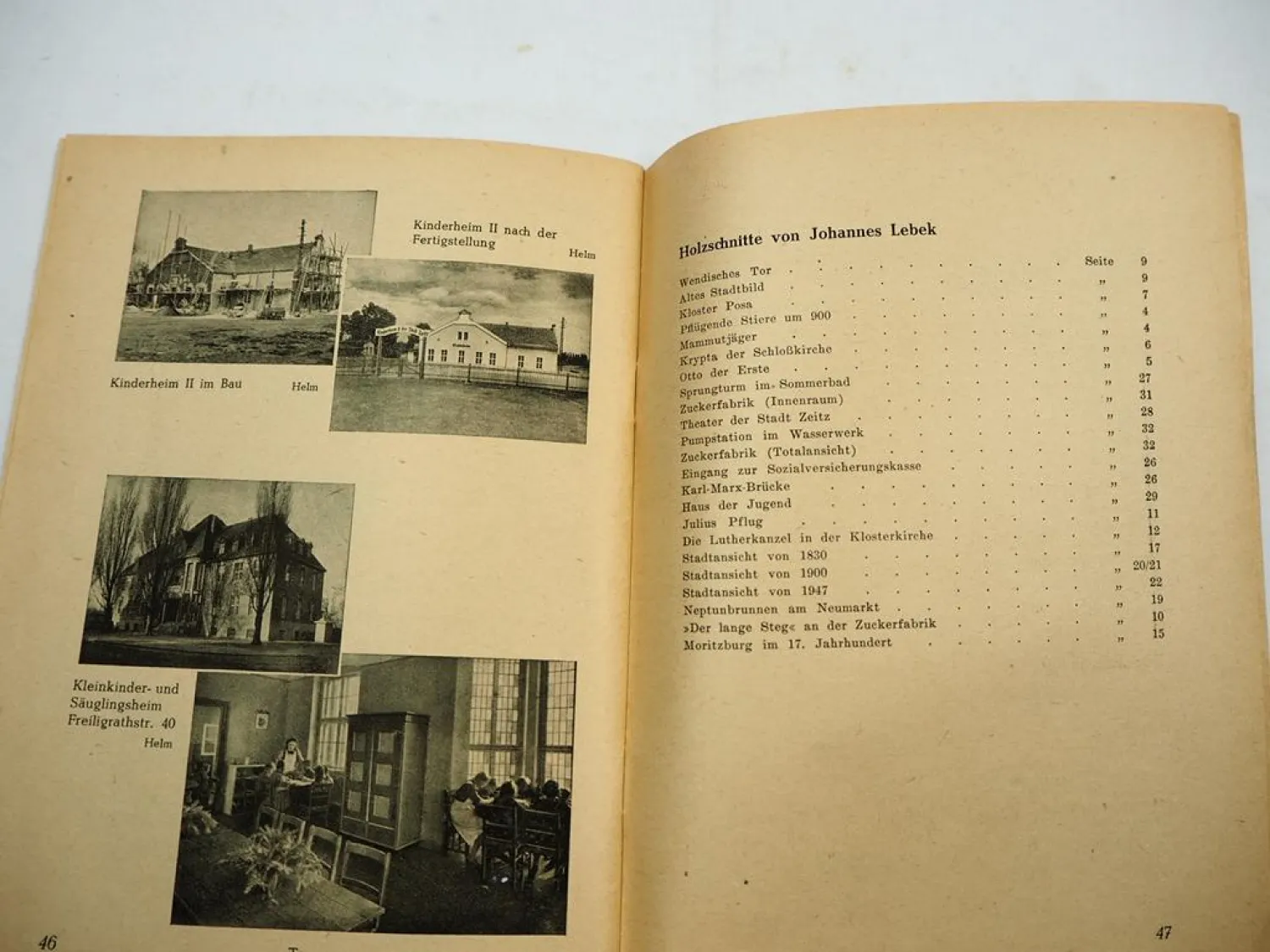 Chronik der Stadt Zeitz - Bericht über seine Entwickung 967 bis 1945
