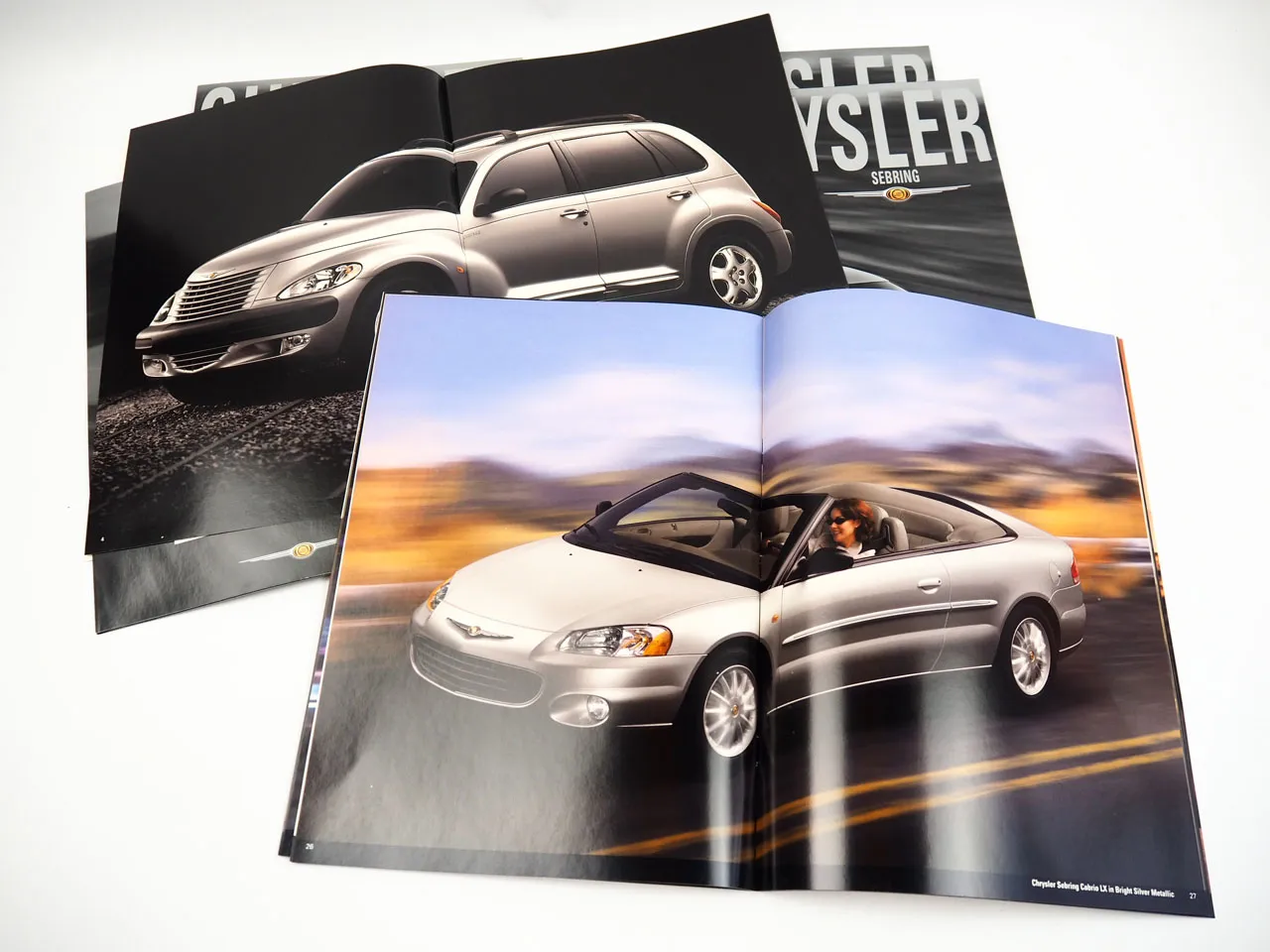 Chrysler 6x Prospekt Sebring Neon Voyager PT Cruiser 300M 2001