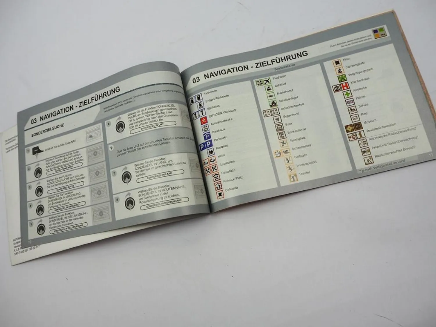 Citroen C4 Betriebsanleitung 1/2009 Bedienung Pannenhilfe Navidrive Autoradio