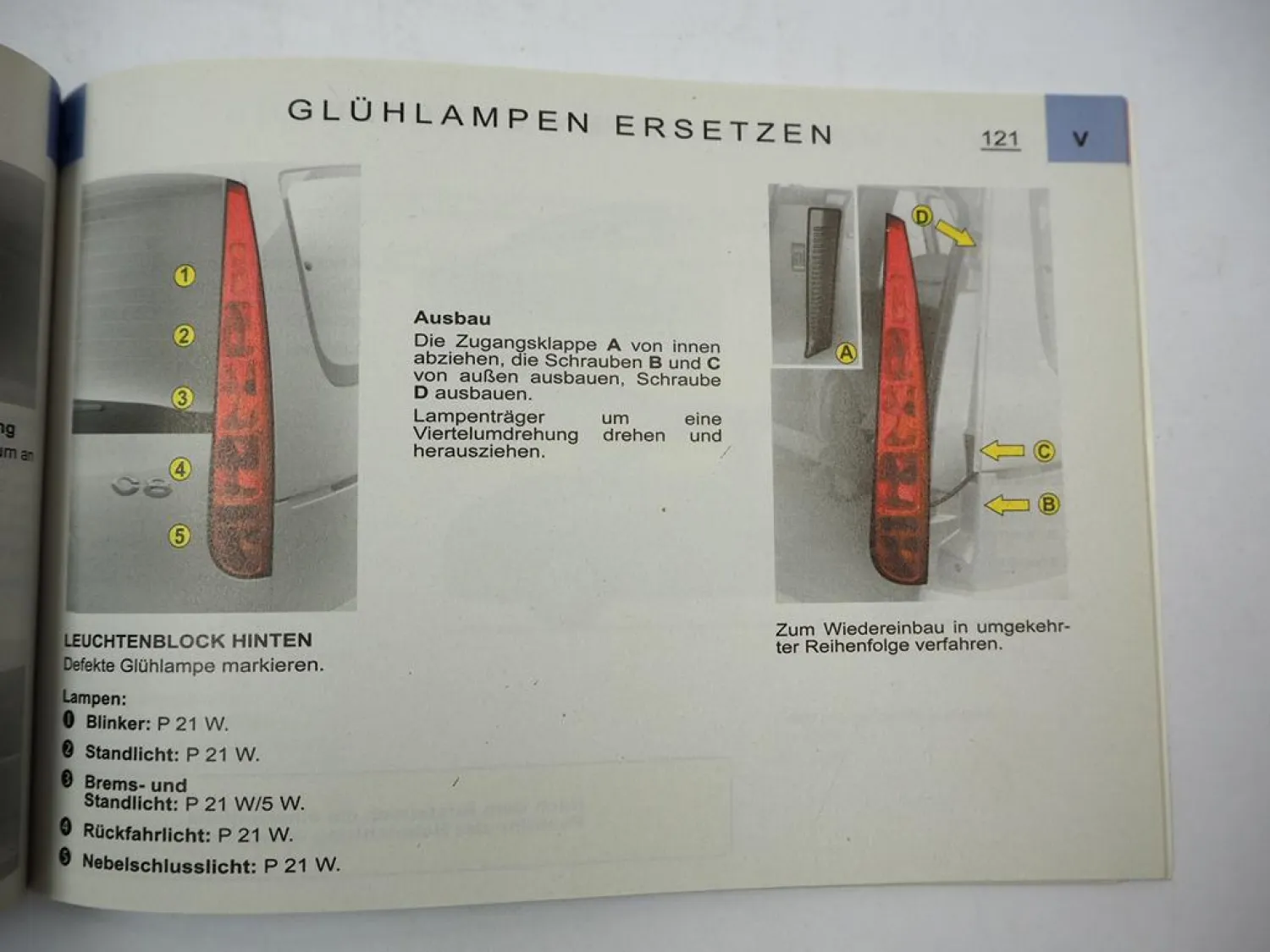 Citroen C8 Betriebsanleitung 10/2006 Bedienungsanleitung