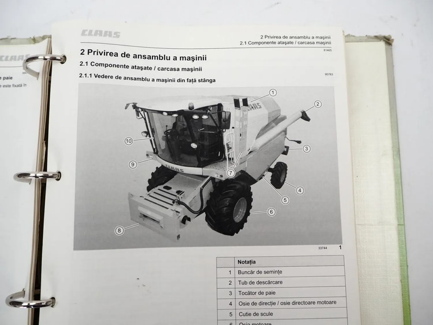 Claas Avero 240 Type 451 Instructiuni de utilizare 2010 Rumänisch