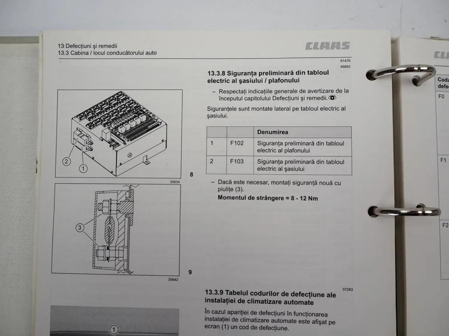 Claas Avero 240 Type 451 Instructiuni de utilizare 2010 Rumänisch