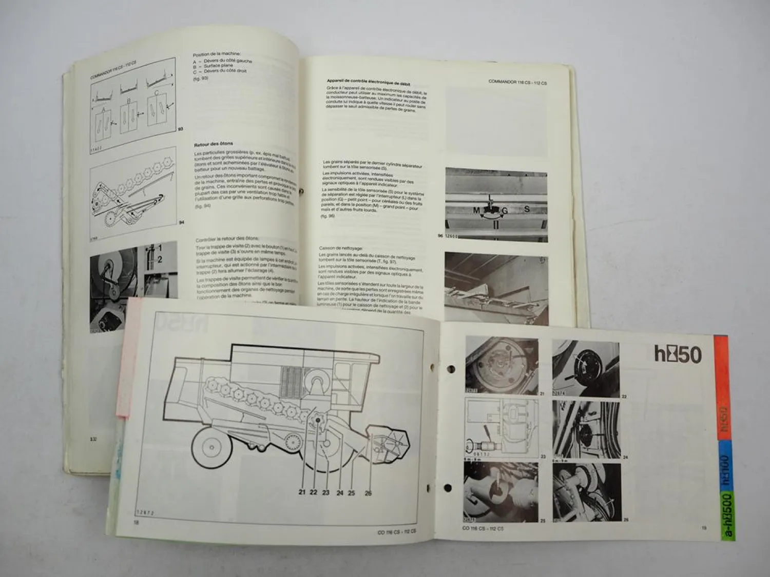 Claas Commandor 112 114 115 116 CS Notice dutilisation 1986 Französisch