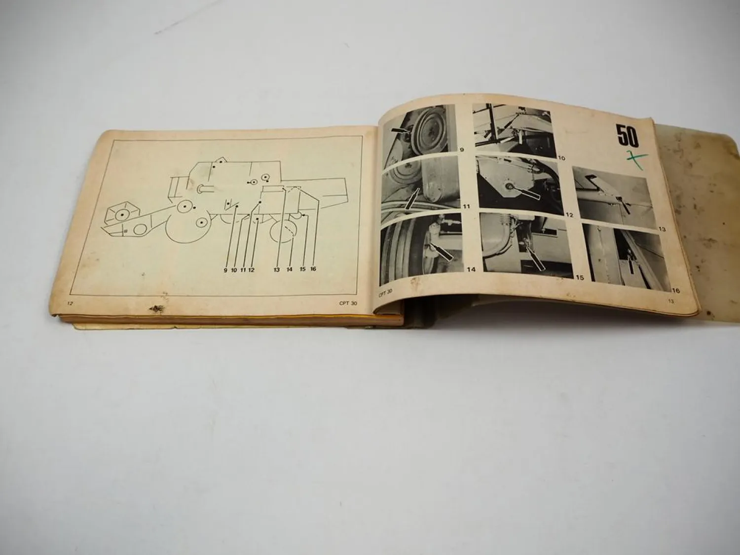 Claas Compact 30 Mähdrescher Betriebsanleitung Schmierplan 1976