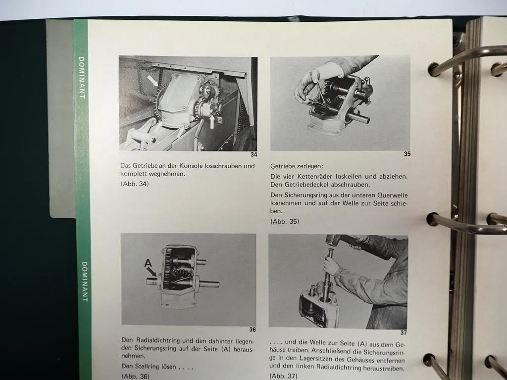 Claas Dominant Constant Markant Trabant Presse Werkstatthandbuch Reparatur 1970