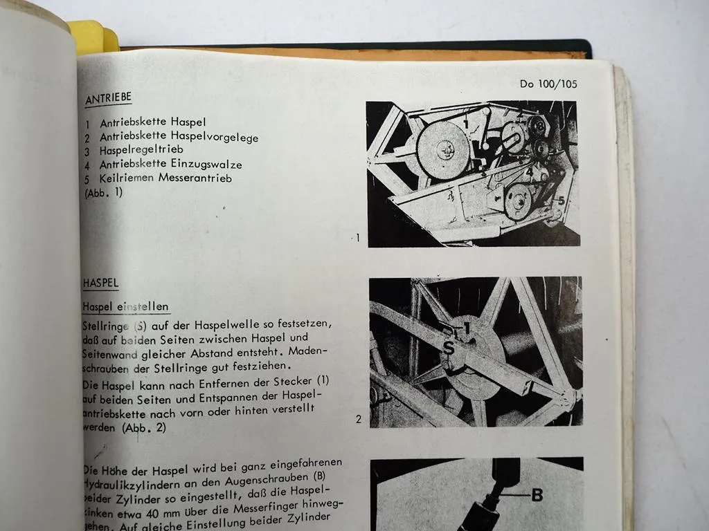 Claas Dominator 100 105 Mähdrescher Werkstatthandbuch Reparaturhandbuch 1980