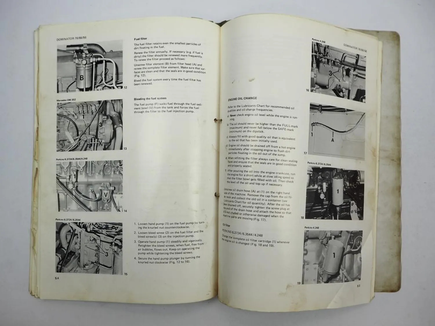 Claas Dominator 56 66 76 Operators Manual Maintenance Wiring Diagram 1981 engl.