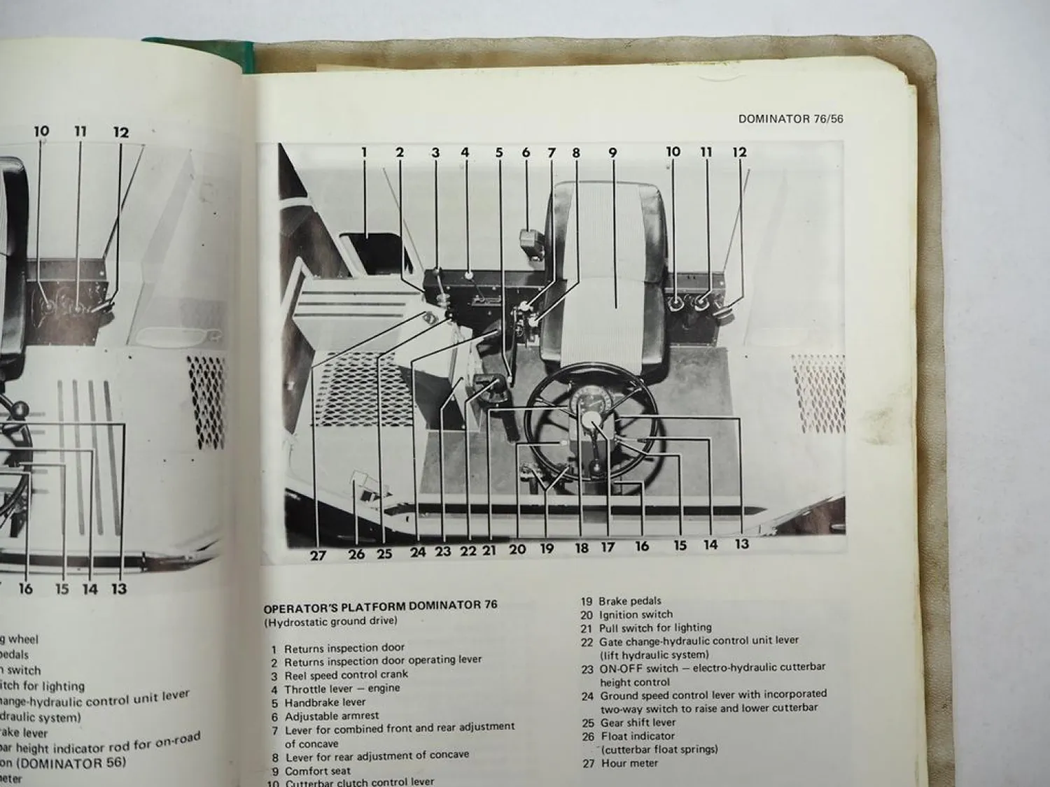 Claas Dominator 56 76 Operators Manual Maintenance Wiring Diagram 6.1979 engl.