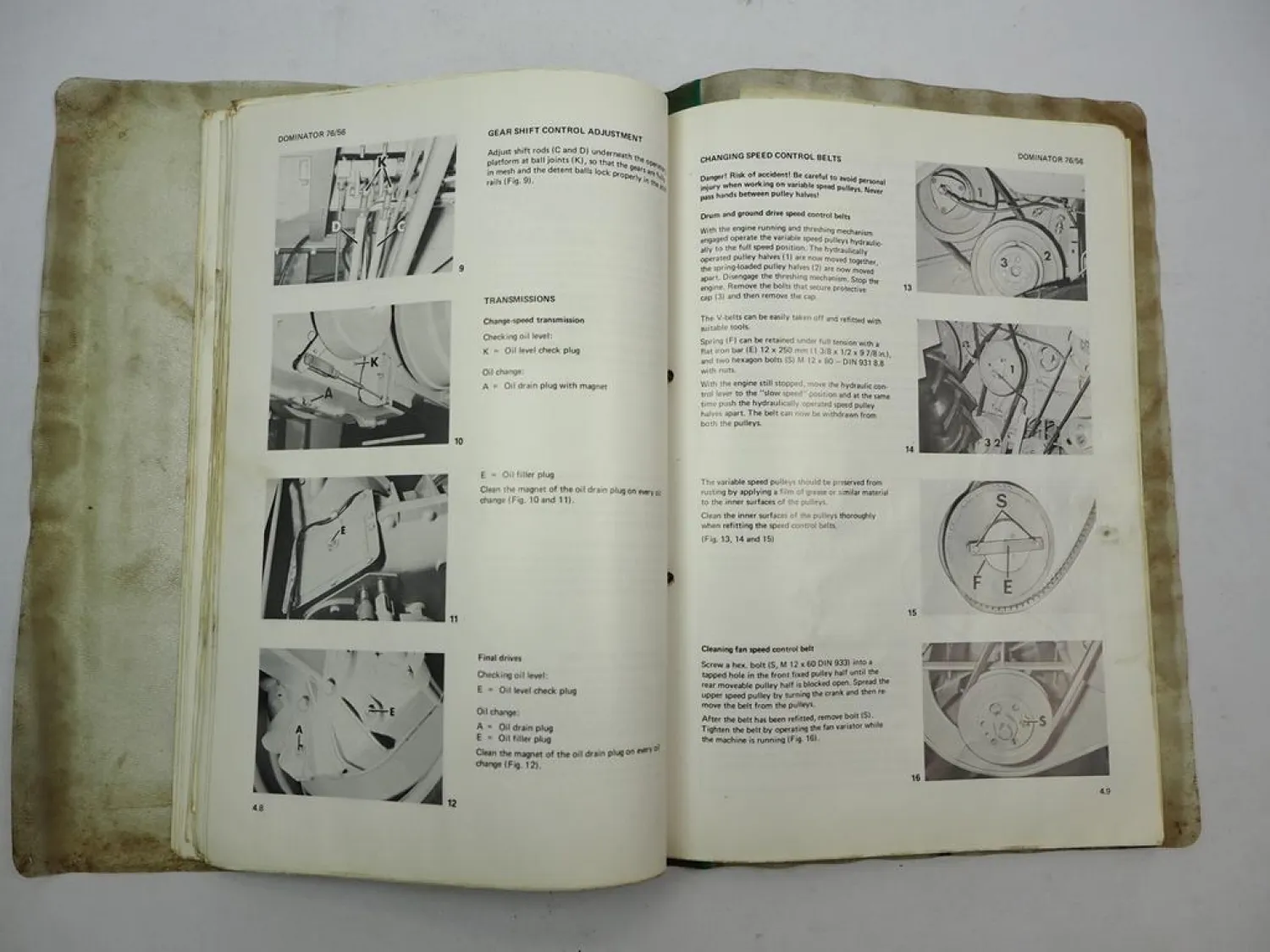 Claas Dominator 56 76 Operators Manual Maintenance Wiring Diagram 6.1979 engl.