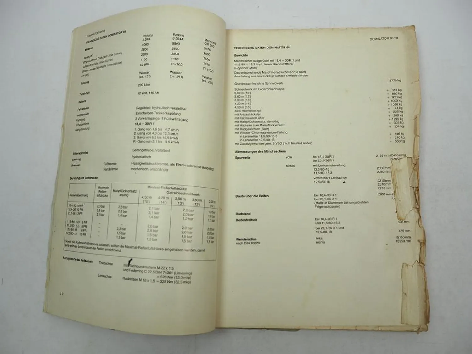 Claas Dominator 58 68 Mähdrescher Betriebsanleitung Bedienung Schaltplan 1983