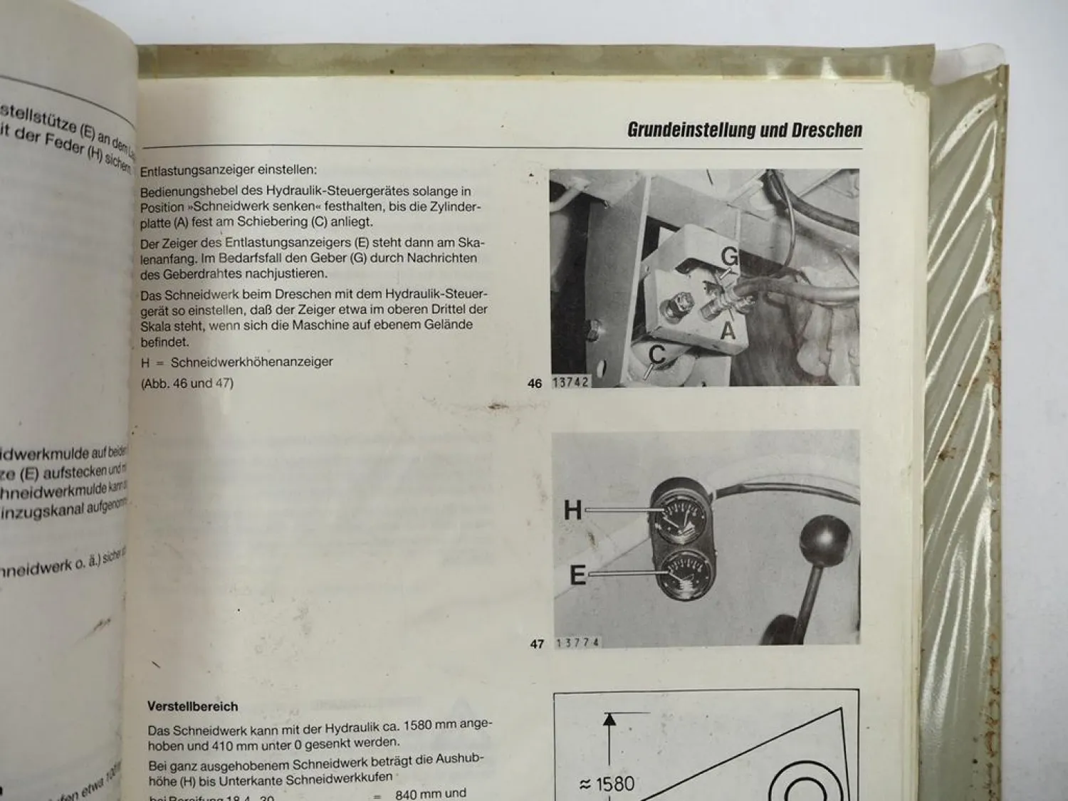 Claas Dominator 68S Mähdrescher Betriebsanleitung Wartung Schmierplan 1996