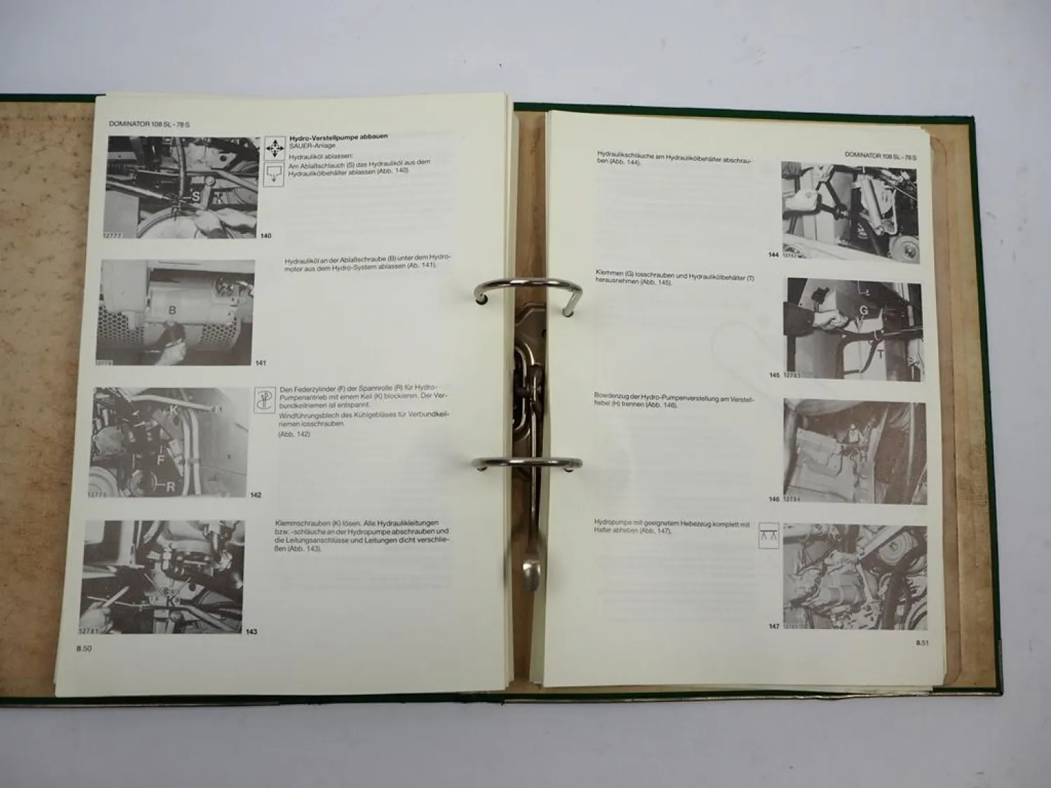 Claas Dominator 78 88 98 108 SL S Mähdrescher Werkstatthandbuch Reparatur 1992