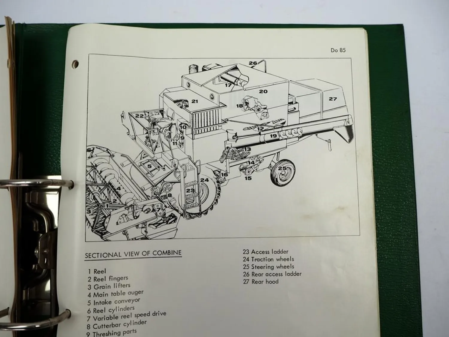 Claas Dominator 85 Combine Repair Service Manual 1978 Englisch