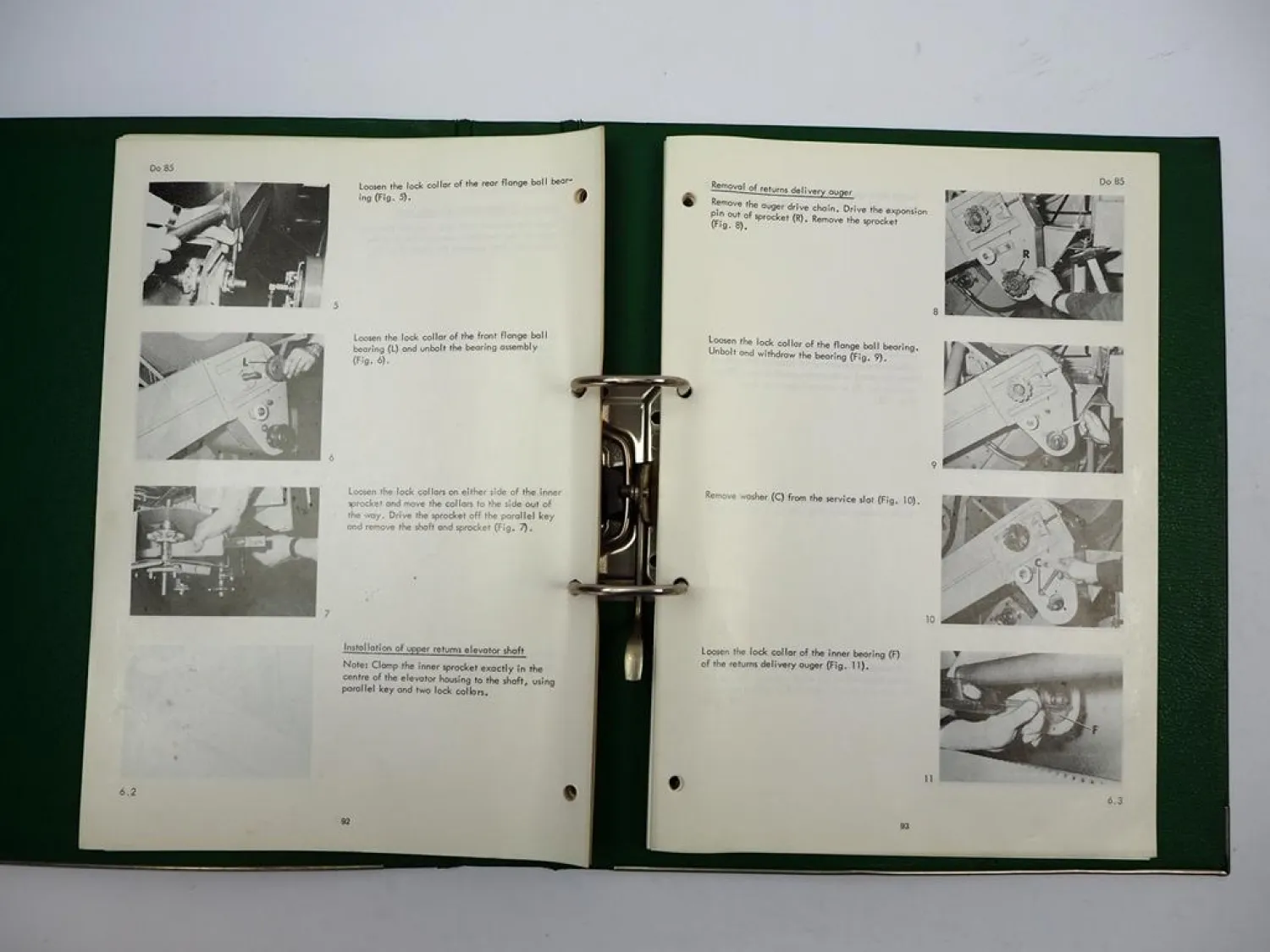 Claas Dominator 85 Combine Repair Service Manual 1978 Englisch