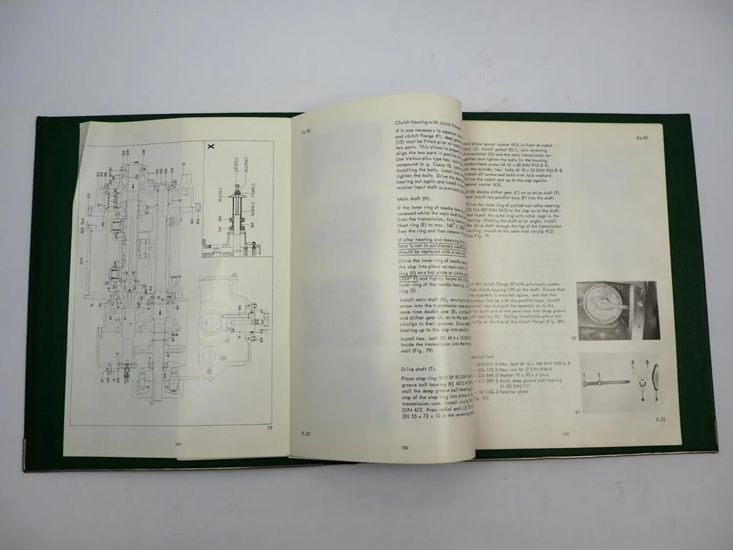 Claas Dominator 85 Combine Repair Service Manual 1978 Englisch