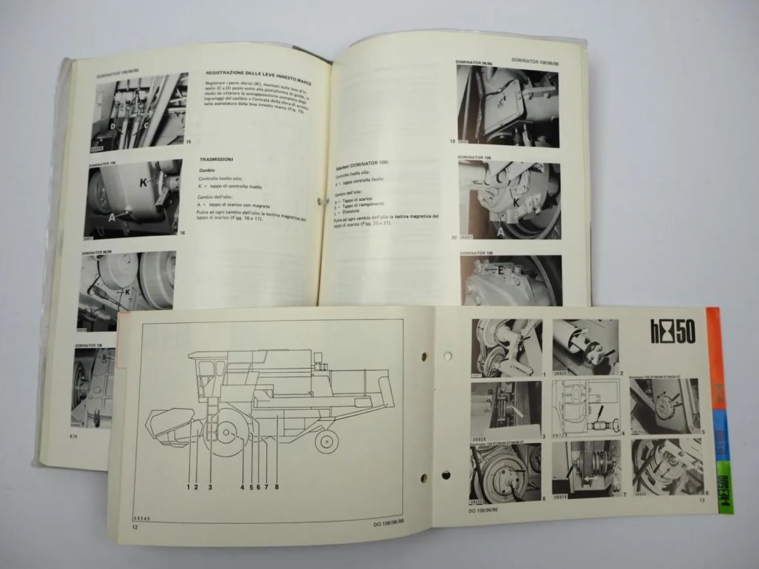 Claas Dominator 86 96 106 Libretto di uso e manutenzione1985 Italienisch