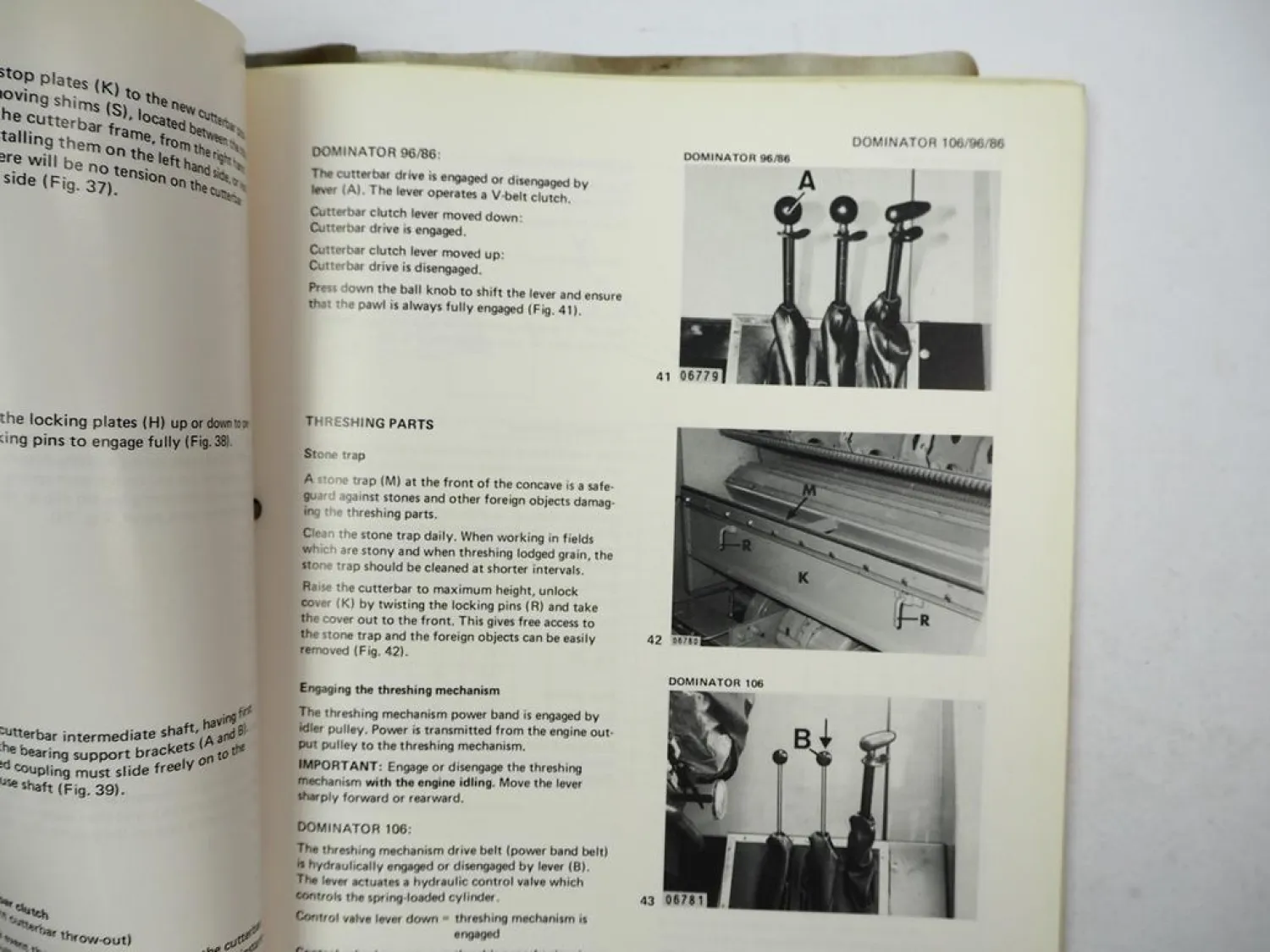 Claas Dominator 86 96 106 Operators Manual Maintenance Lubrication 1983 engl.