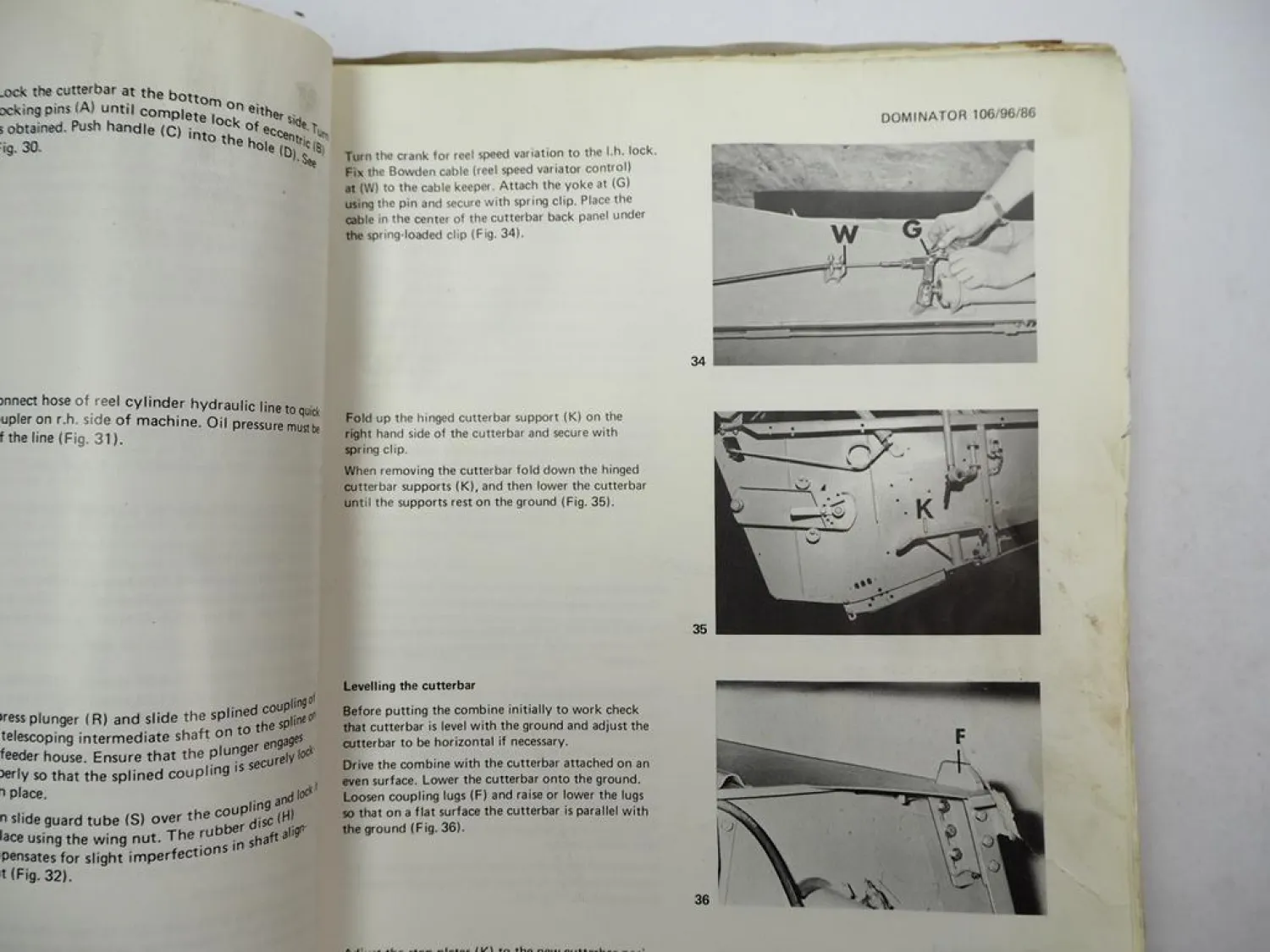 Claas Dominator 86 96 106 Operators Manual Maintenance Wiring Diagram 1981 engl.