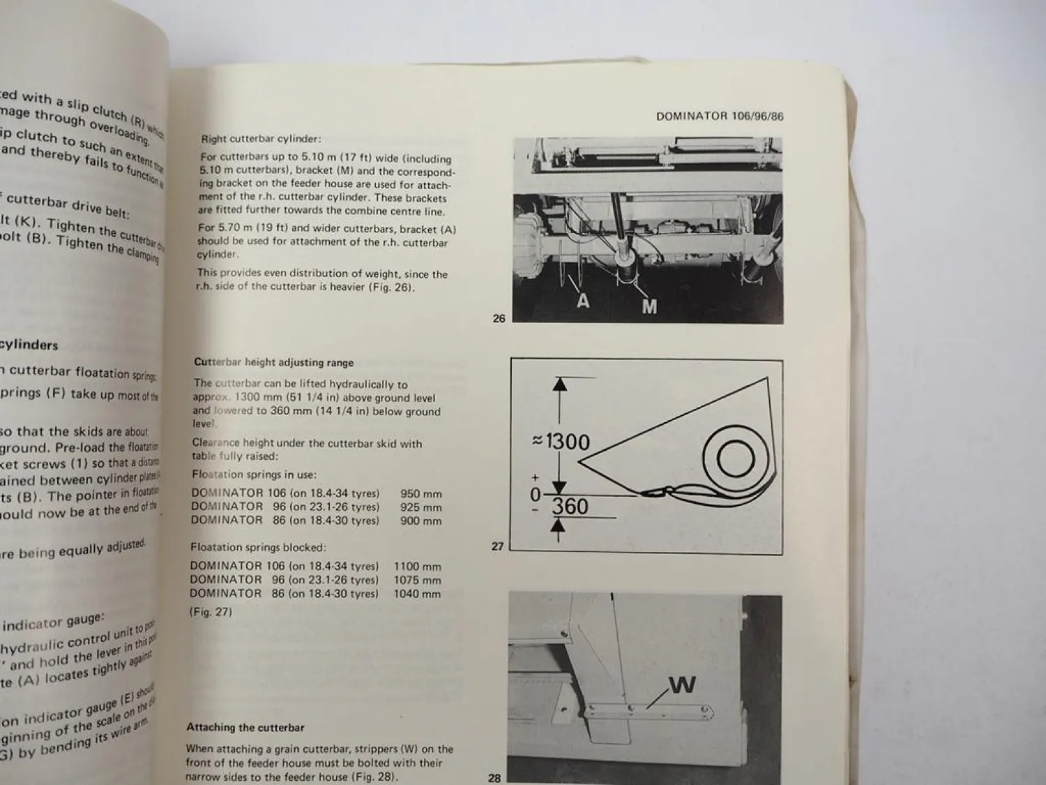 Claas Dominator 86 96 106 Operators Manual Maintenance Wiring Diagram 1983 engl.