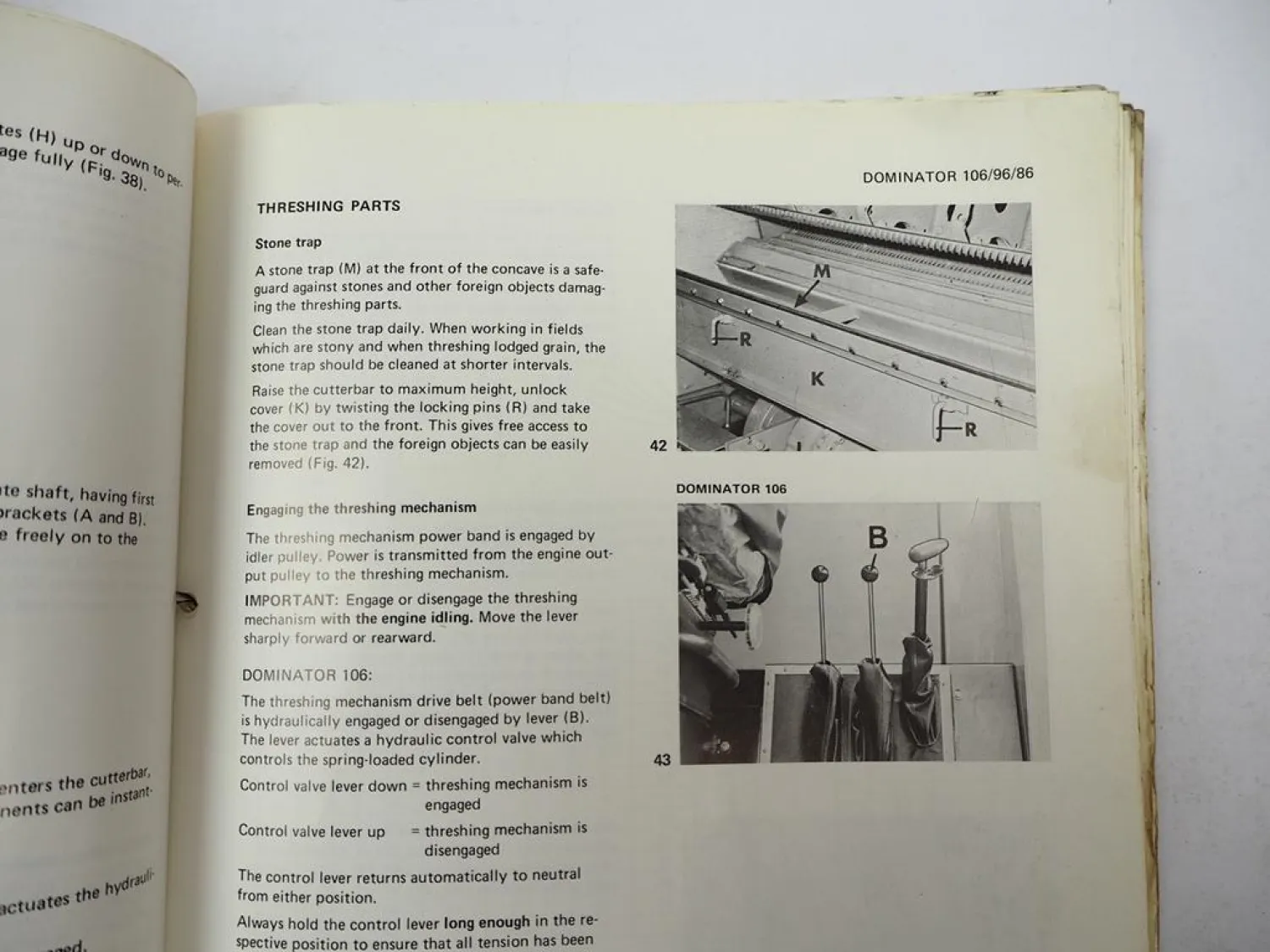 Claas Dominator 86 96 106 Operators Manual Maintenance Wiring Diagram engl. 1981