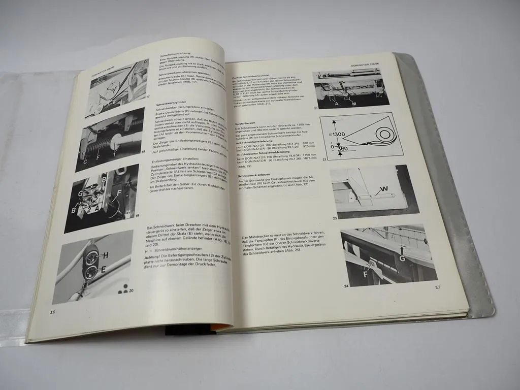 Claas Dominoator 96 106 Betriebsanleitung Wartung Schaltplan Elektrik 1980