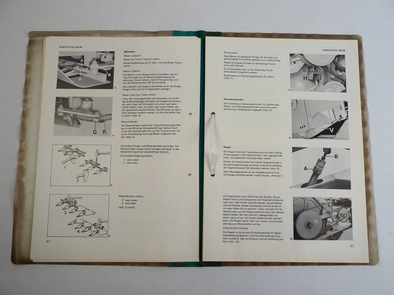 Claas Dominoator 96 106 Betriebsanleitung Wartung Schaltplan Elektrik 1979