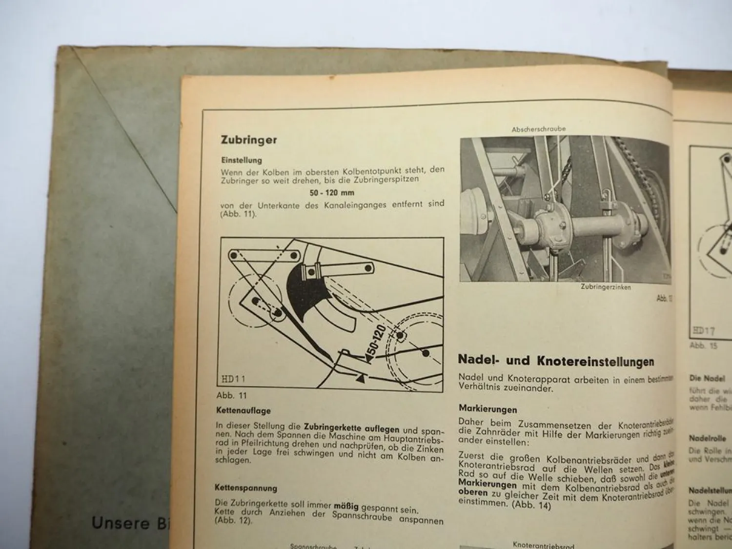 Claas HD Pick Up Sammelpresse Betriebsanleitung Ersatzteilliste Schmierplan 1962