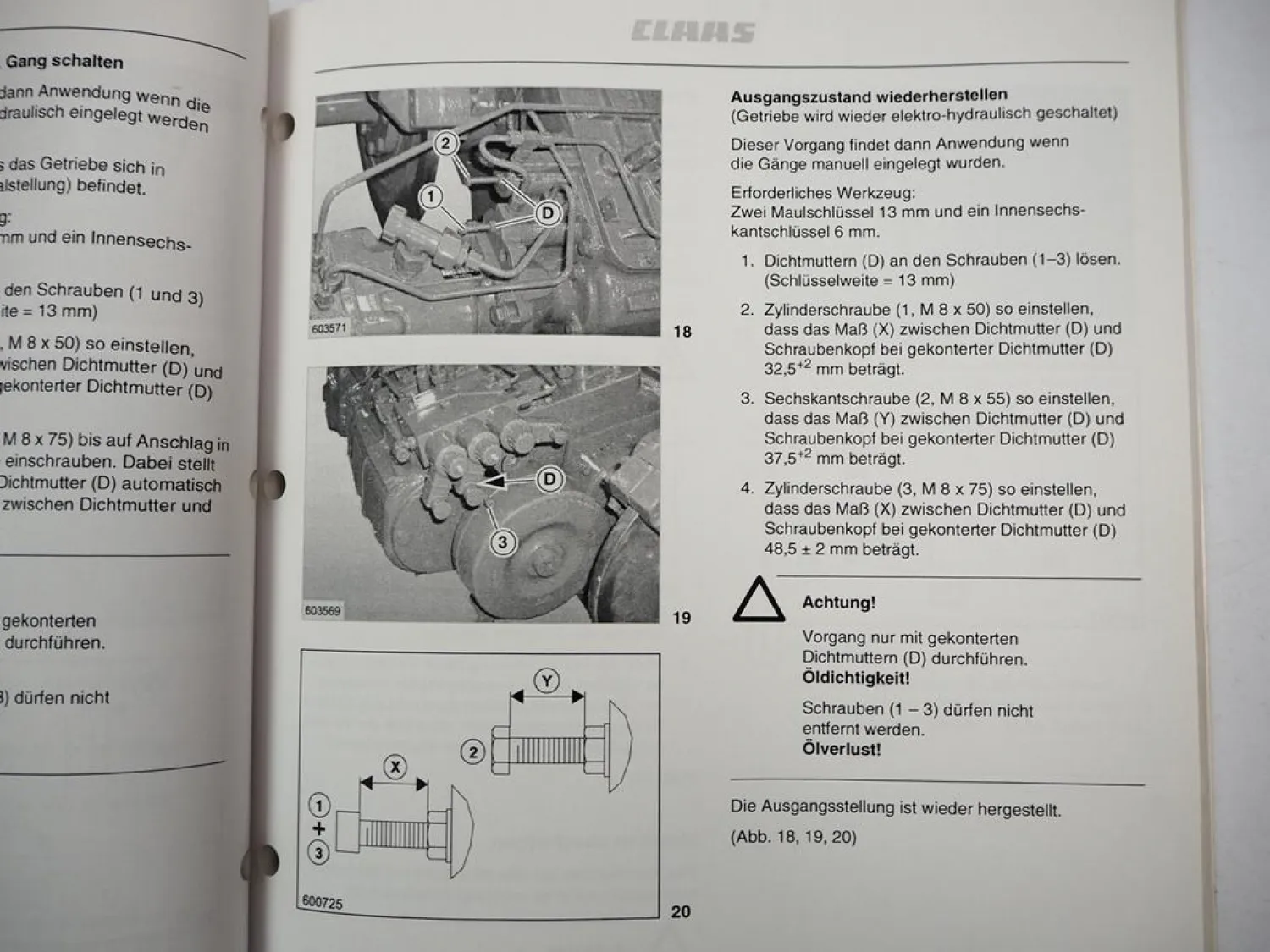 Claas Lexion 510 - 560 580 Fahrertraining Mähdrescher Betriebsanleitung 2006