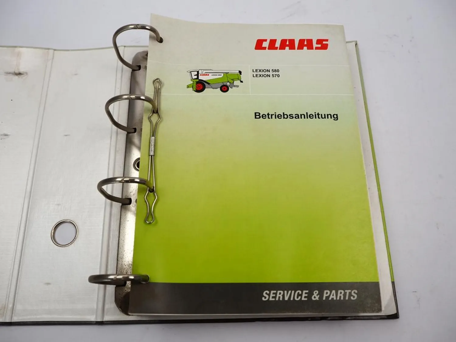 Claas Lexion 570 580 Mähdrescher Betriebsanleitung Wartung 2005