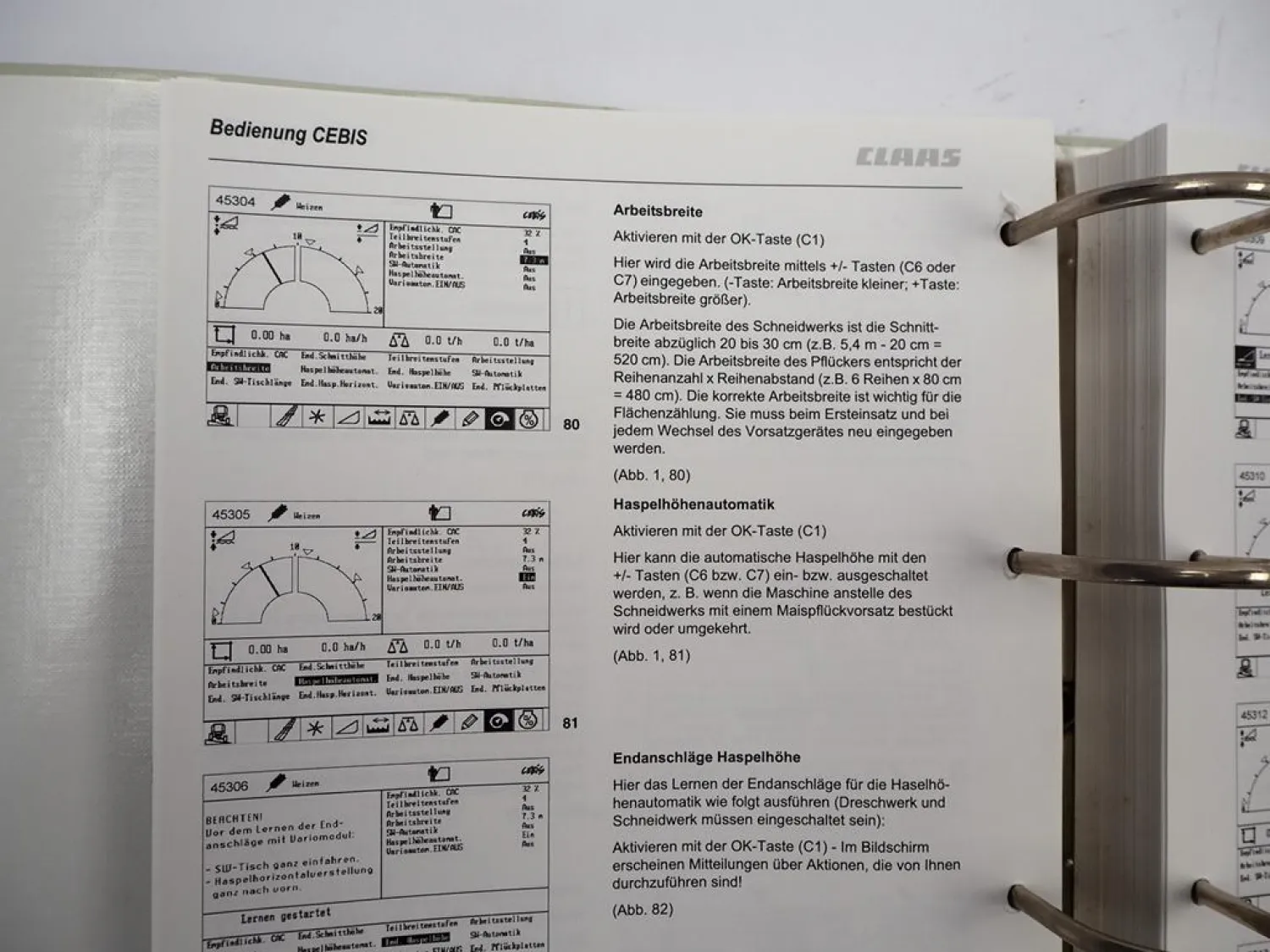 Claas Lexion 570 580 Mähdrescher Betriebsanleitung Wartung 2005