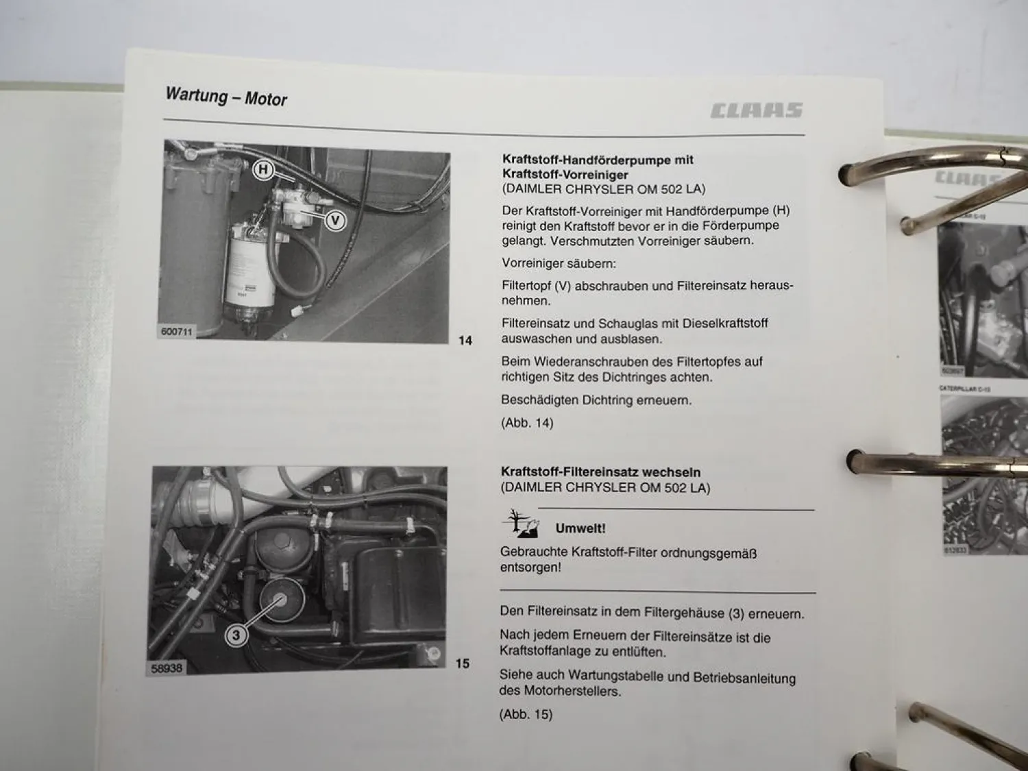 Claas Lexion 570 580 Mähdrescher Betriebsanleitung Wartung 2005