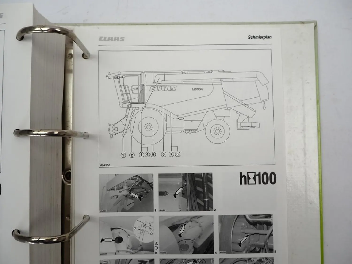 Claas Lexion 570 580 Mähdrescher Betriebsanleitung Wartung 2005