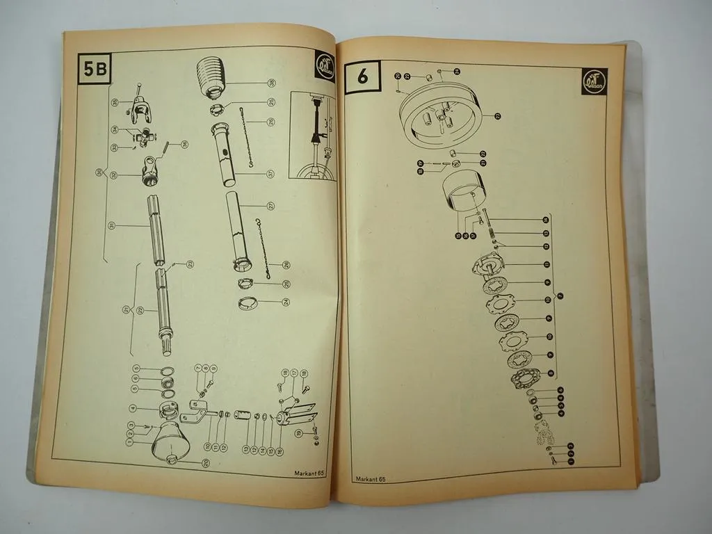 Claas Markant 65 Ballenpresse Ersatzteilliste Bildkatalog Spare Parts List 1987