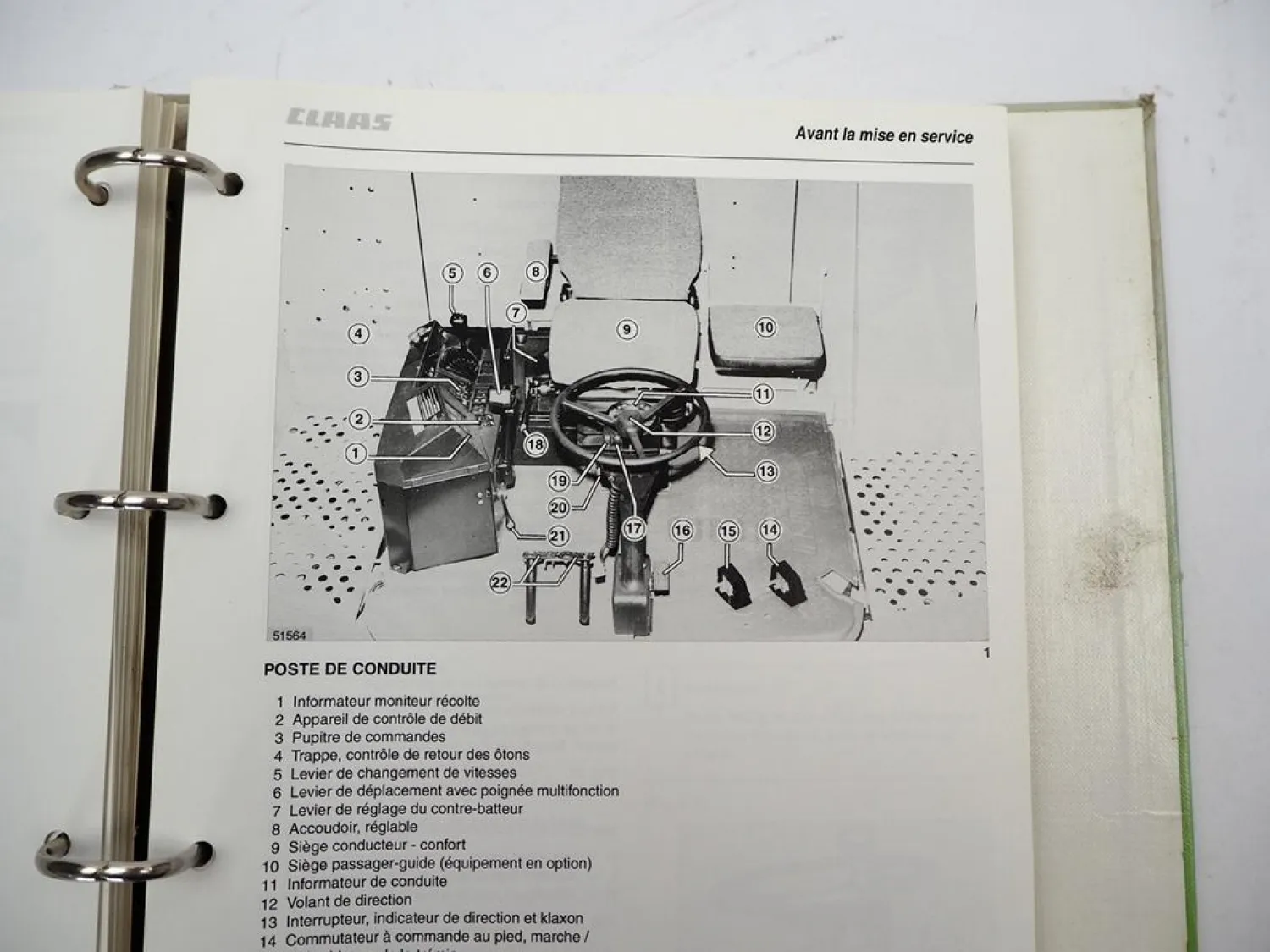 Claas Medion 310 320 330 340 Notice dutilisation entretien 2004 Französisch