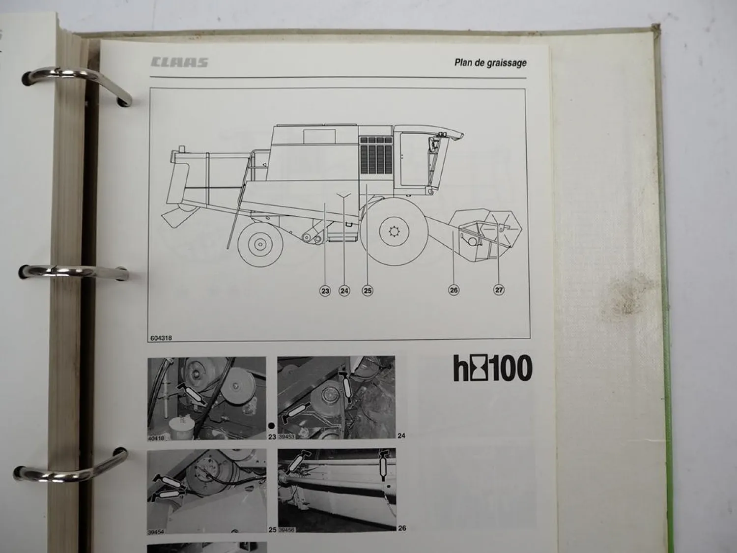 Claas Medion 310 320 330 340 Notice dutilisation entretien 2004 Französisch