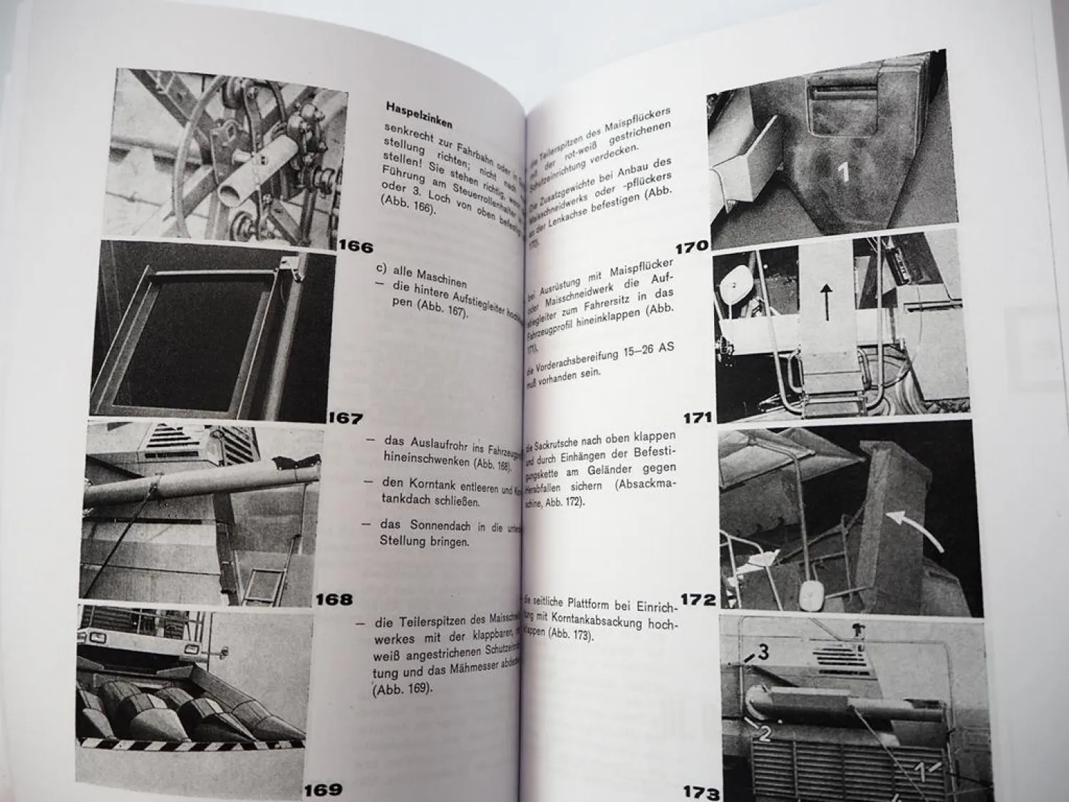 Claas Protector Mähdrescher Betriebsanleitung Bedienung Wartung 1969